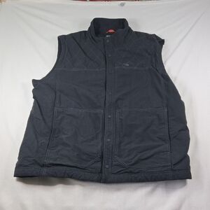 Simms Men's Quilted Black/Gray Fishing Vest